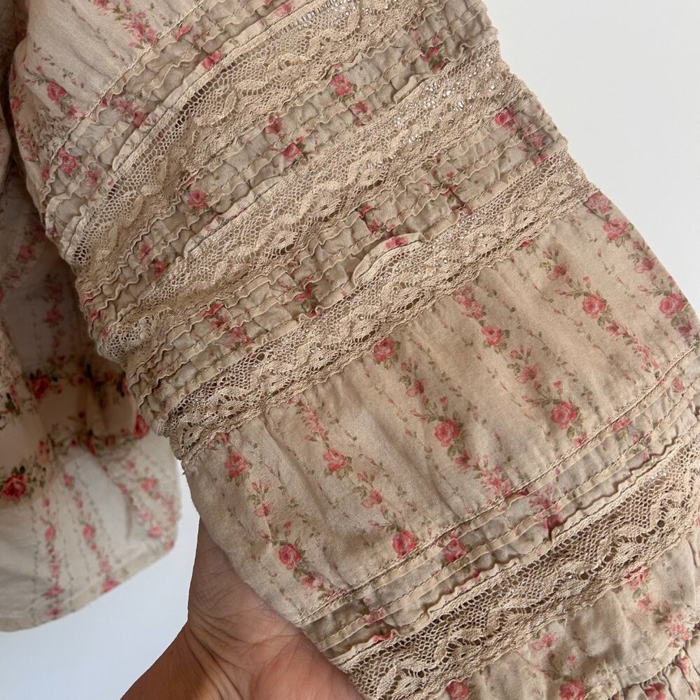 Magnolia Pearl Rsalā Floral Cotton Top Size: O/S - Picture 15 of 16